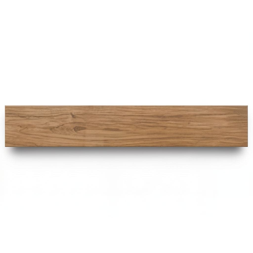 Rectangular Porcelain Floors 20x120 cm, Oak Color, 12 mm Thickness