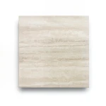 Porcelain Floor Tile 10 mm Thickness, 60x60 cm Size, Travertino Color, Amore Design