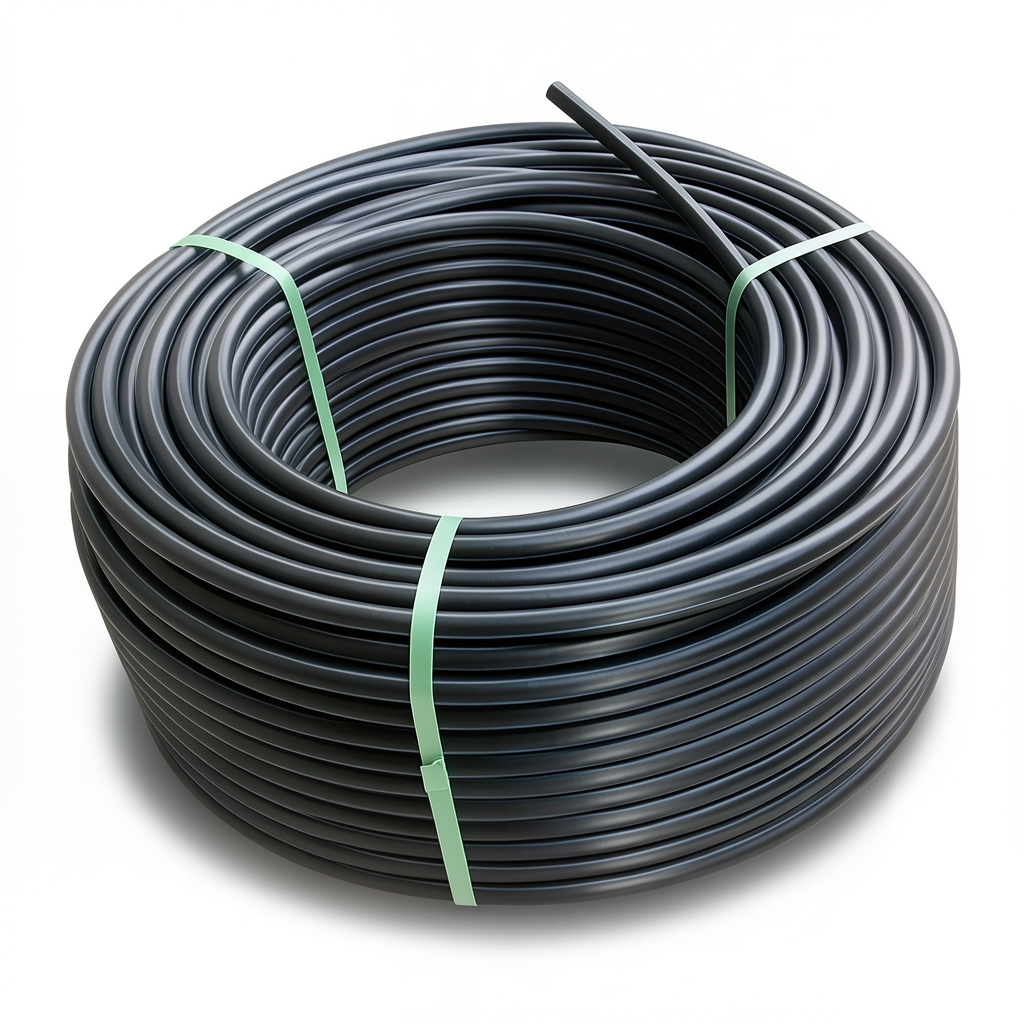 لفة أنابيب بلاستيك HDPE ضغط 16 بار PE 100 قطر خارجي 140 مم SDR 11 أسود