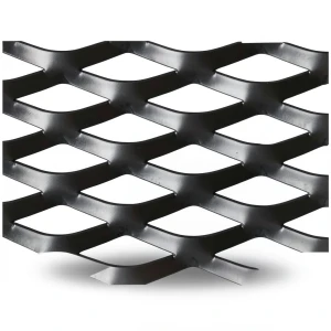 Hot Rolled Black Steel Expanded Metal Mesh Thickness 4.8 mm Width 2.44 m Length 3 m
