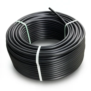 لفة أنابيب HDPE ضغط 20 بار PE100 قطر خارجي 16 مم SDR 9 لون أسود