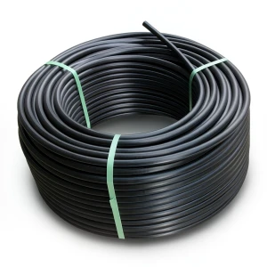 لفة أنابيب بلاستيك HDPE ضغط 20 بار PE 100 قطر خارجي 25 مم SDR 9 لون أسود