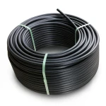 لفة أنابيب HDPE ضغط 20 بار PE 100 قطر خارجي 40 مم SDR 9 لون أسود