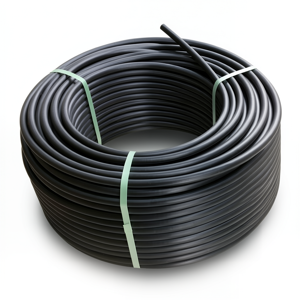 لفة أنابيب HDPE ضغط 20 بار PE 100 قطر خارجي 40 مم SDR 9 لون أسود