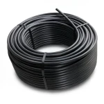 لفة أنابيب HDPE ضغط 20 بار PE100 قطر خارجي 75 مم SDR 9 لون أسود