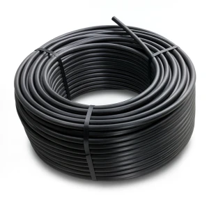 لفة أنابيب HDPE ضغط 20 بار PE100 قطر خارجي 75 مم SDR 9 لون أسود