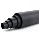 مواسير HDPE ضغط 6 بار PE 80 قطر خارجي 180 مم SDR 22 لون أسود
