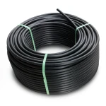 لفة أنابيب بلاستيك HDPE ضغط 20 بار [PE 100] قطر خارجي 110 مم SDR 9 لون أسود