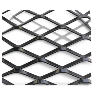 Hot Rolled Black Steel Expanded Metal Mesh Thickness 1.8 mm Width 1.22 m Length 3 m
