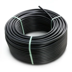 لفة أنابيب بلاستيك HDPE قطر خارجي 160 مم SDR 9 ضغط 20 بار لون أسود