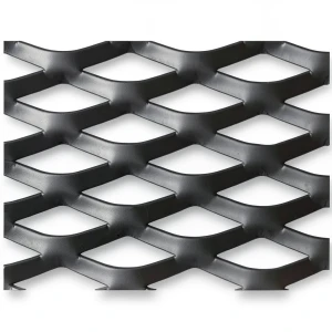 Hot Rolled Black Steel Expanded Metal Mesh Thickness 5.8 mm Width 2.44 m Length 2 m