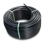 لفة أنابيب HDPE ضغط 12.5 بار [PE 80] قطر خارجي 25 مم SDR 11 لون اسود