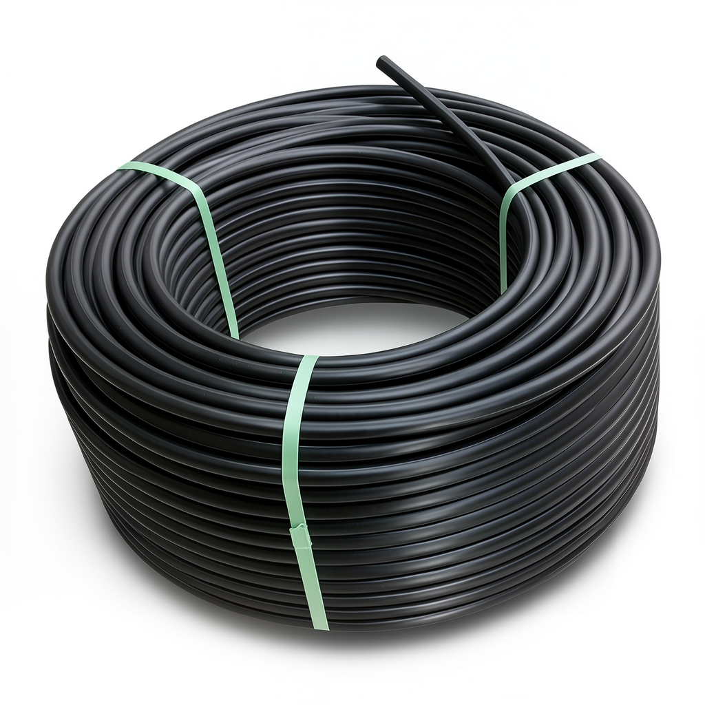 HDPE Plastic Coil Pipe PN 12.5 Bar PE 80 40 mm SDR 11 Black