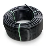 لفة أنابيب بلاستيك HDPE ضغط 16 بار PE 100 قطر خارجي 75 مم SDR 11 لون أسود