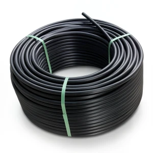 HDPE Plastic Coil Pipe Nominal Pressure 16 Bar PE 100 OD 75 mm SDR 11 Black