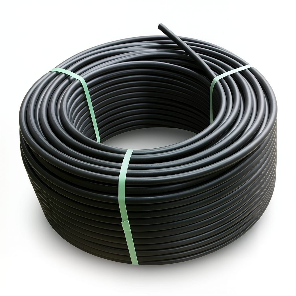 لفة أنابيب بلاستيك HDPE ضغط 16 بار PE 100 قطر خارجي 140 مم SDR 11 أسود