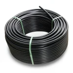 لفة أنابيب HDPE ضغط 20 بار PE100 قطر خارجي 16 مم SDR 9 لون أسود