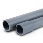 مواسير UPVC ضغط 16 بار قطر خارجي 110 مم سمك 8.20 مم لون رمادي