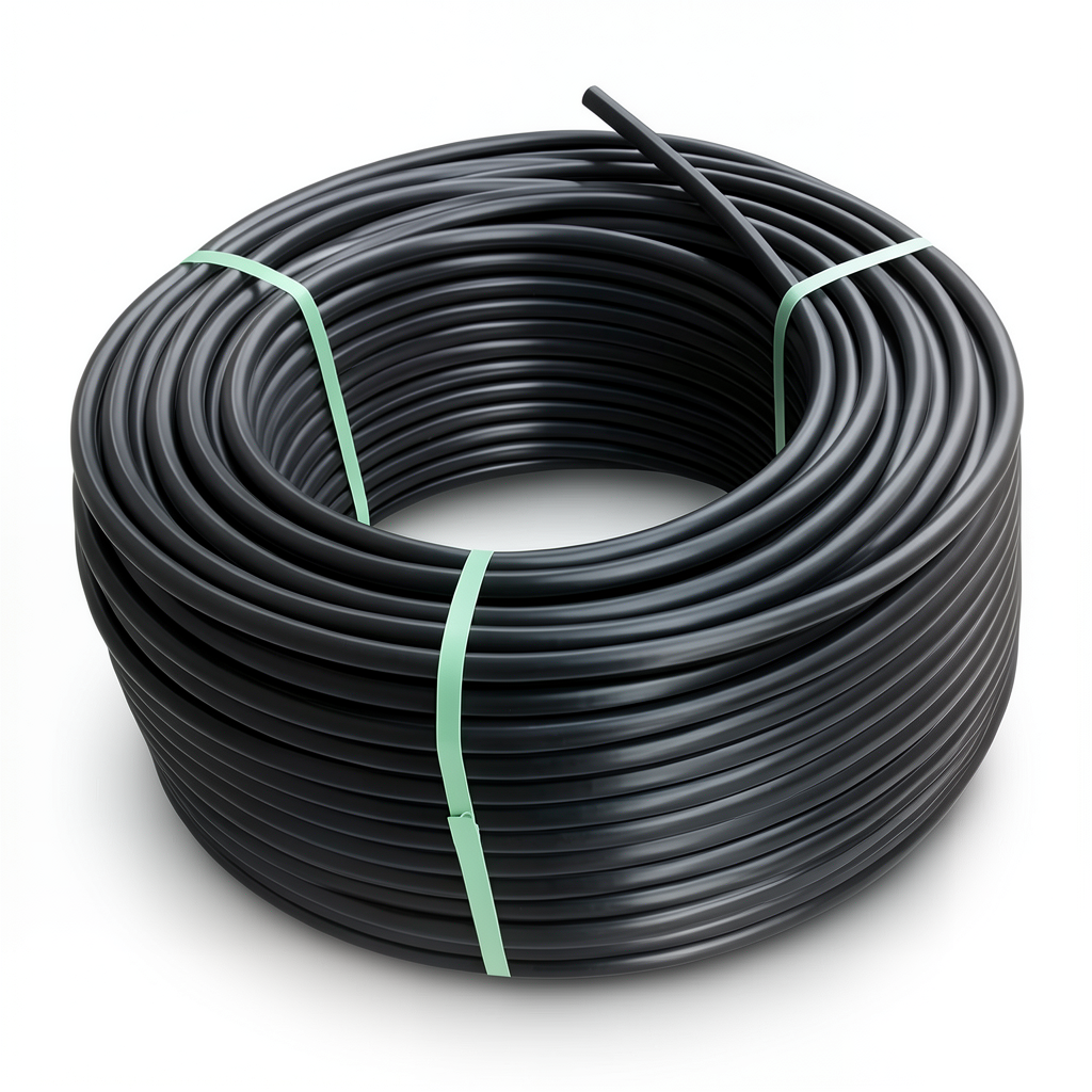 لفة أنابيب HDPE ضغط 20 بار PE 100 قطر خارجي 40 مم SDR 9 لون أسود