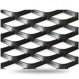 Hot Rolled Black Steel Expanded Metal Mesh Thickness 6 mm Width 2.44 m Length 1 m