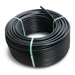 لفة أنابيب HDPE ضغط 20 بار PE100 قطر خارجي 75 مم SDR 9 لون أسود