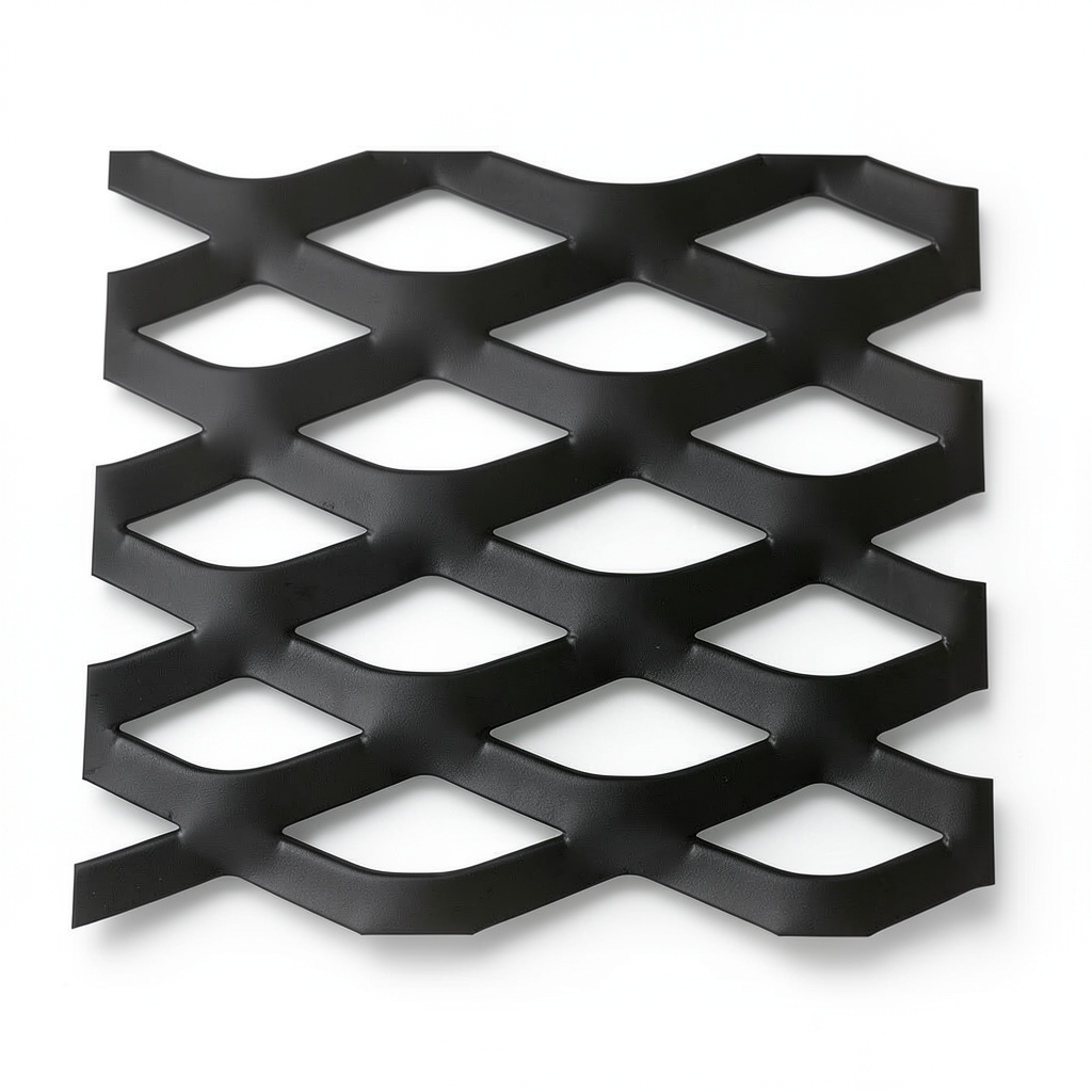 Hot Rolled Black Steel Expanded Metal Mesh Thickness 6 mm Width 2.44 m Length 3 m