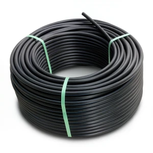 HDPE Plastic Coil Pipe PN 20 Bar PE 100 Size 110 mm SDR 9 Black