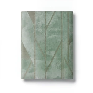 Italian Wallpaper 10m x 0.73m Green Color, Model 44826