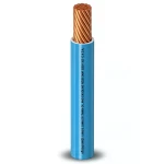 Single Core Stranded Copper AWM Wire 600V 4 AWG PVC Insulated Blue 500ft | Al Fanar