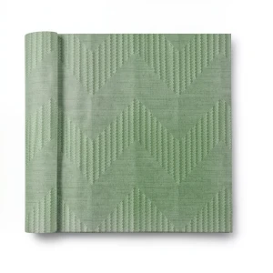 Italian Wall Covering 10m x 0.73m Green, Model 44854