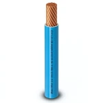 Single Core Stranded Copper AWM Wire 600V 2 AWG PVC Blue 500ft | Al Fanar