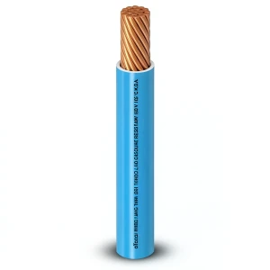 Single Core Stranded Copper AWM Wire 18 AWG 600V PVC Blue 2500ft | Al Fanar