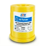 Stranded Copper AWM American Electric Wire 600V 16 AWG PVC Insulated Yellow 2500ft | Al Fanar