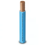 Single Core Stranded Copper AWM Wire 6 AWG, 600V, PVC Insulation Blue 500 ft | Al Fanar
