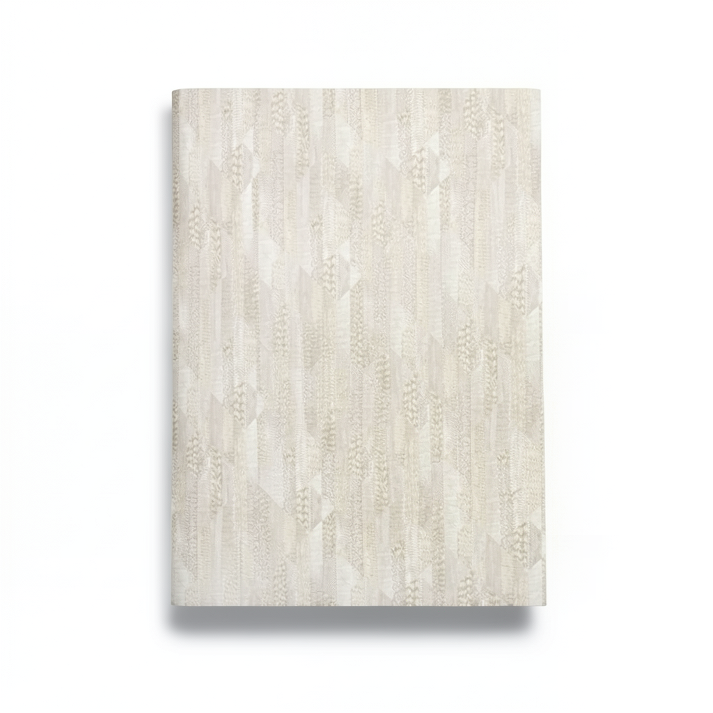 Italian Wallpaper Geometric Design Beige Color, Size 10m x 1.06m, Model RC19069