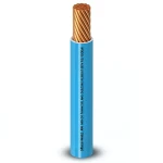 Single Core Stranded Copper AWM Wire 600V 2 AWG PVC Blue 500ft | Al Fanar
