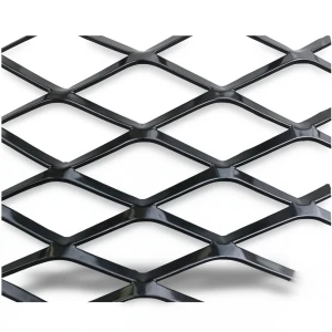Hot Rolled Black Steel Expanded Metal Mesh Thickness 2.7 mm Width 1.22 m Length 4 m