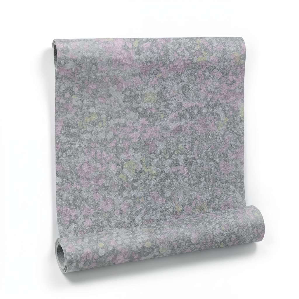 Pattern Wall Covering 0.53m x 10m Gray Color, Model 221333
