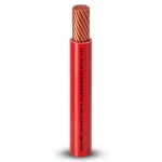 Single Core Stranded Copper AWM Wire 600V 1/0 AWG PVC Insulated Red 500ft | Al Fanar