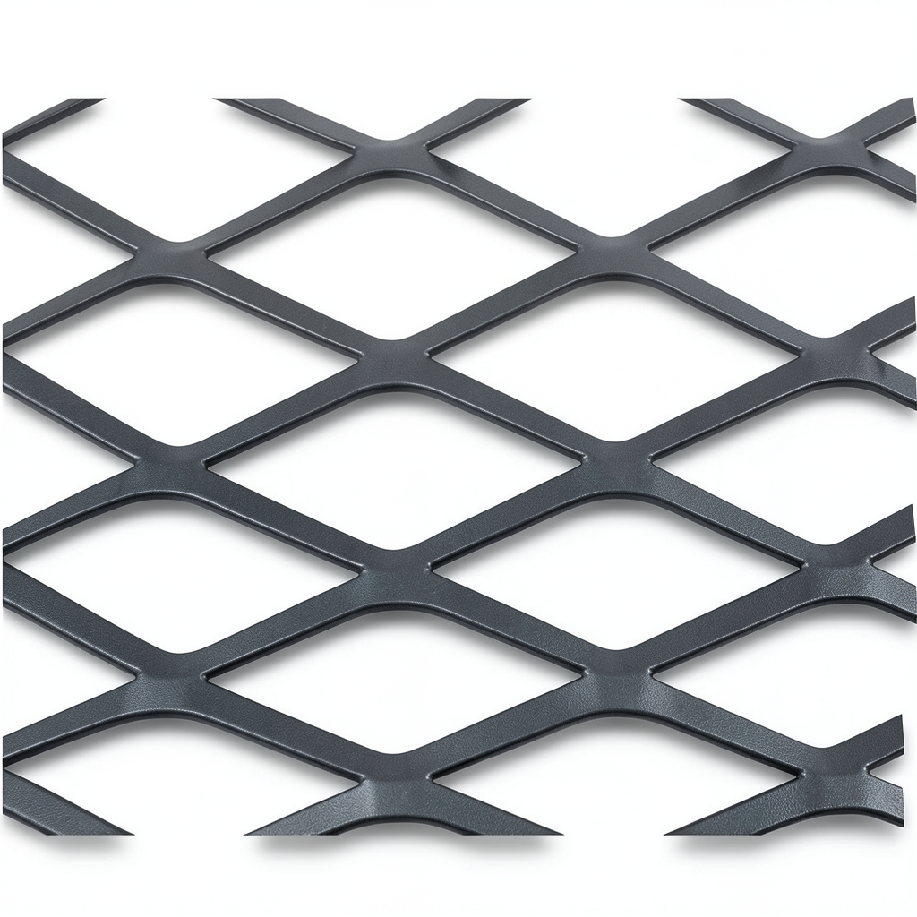 Hot Rolled Steel Expanded Metal Mesh Thickness 1.7 mm Width 1.22 m Length 6 m