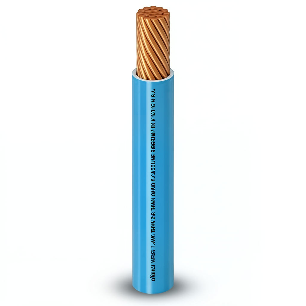 سلك مفرد AWM نحاس مجدول 18 AWG 600 فولت عزل PVC ازرق 2500 قدم | شركة الفنار