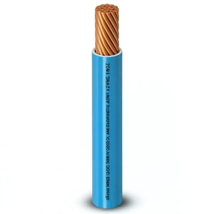 Single Core Stranded Copper AWM Wire 12 AWG, 600V, PVC Insulation Blue, 2500ft | Al Fanar