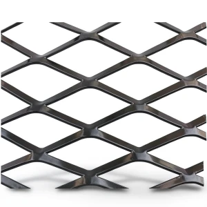 Hot Rolled Black Steel Expanded Metal Mesh Thickness 2.3 mm Width 1.22 M Length 6 M