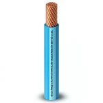 سلك مفرد AWM نحاس مجدول 600 فولت 8 AWG عزل PVC أزرق 500 قدم | شركة الفنار