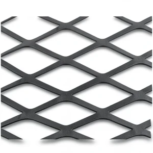 Hot Rolled Black Steel Expanded Metal Mesh Thickness 2.7 mm Width 1.22 m Length 4 m