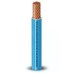 سلك مفرد نحاس مجدول AWM 600 فولت 4 AWG معزول PVC أزرق 500 قدم | شركة الفنار