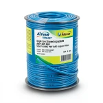 سلك مفرد AWM نحاس مجدول 600 فولت 2 AWG عزل PVC أزرق 500 قدم | شركة الفنار