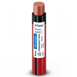 Flexible Copper Electric Wire 25 sq mm Heat Resistant PVC Insulated, 450/750 V | Al Fanar