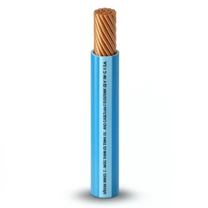 سلك مفرد AWM نحاس مجدول 600 فولت 1/0 AWG عزل PVC ازرق 500 قدم | شركة الفنار