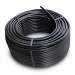 لفة أنابيب HDPE ضغط 12.5 بار PE 80 قطر خارجي 63 مم SDR 11 لون أسود